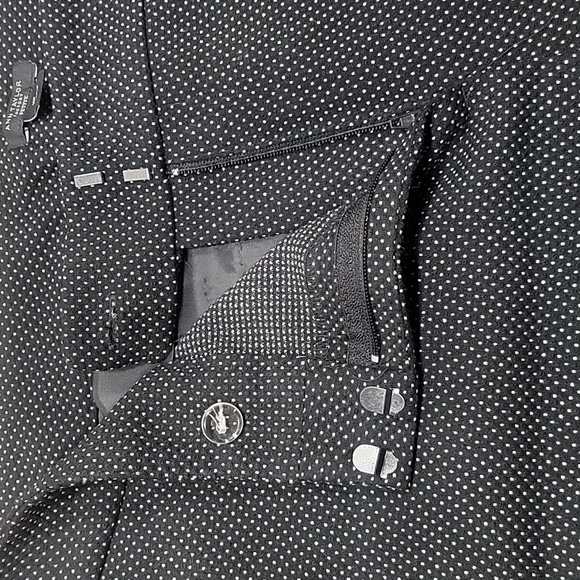 Ann Taylor Black with White Polka-Dot Trousers, Size 10P - Picture 6 of 9
